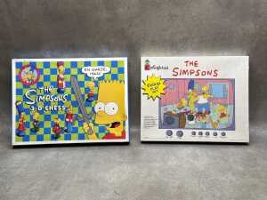 Two The Simpson's collectable games