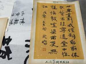 Group of Chinese traditional ink paintings and calligraphic art - 4