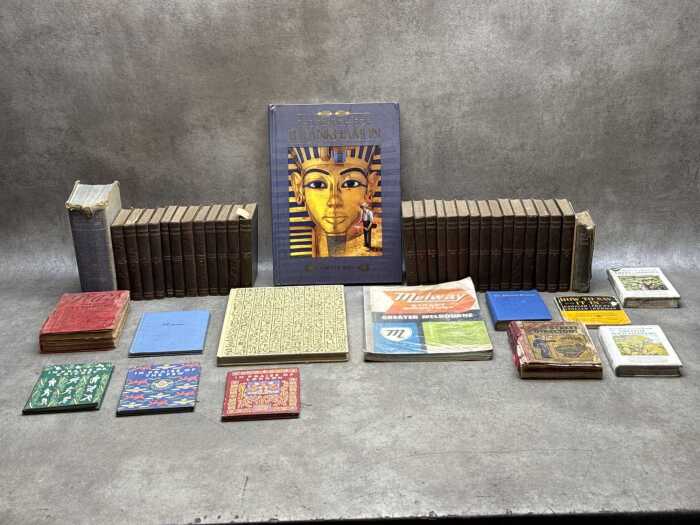 Books, including Charles Dickens