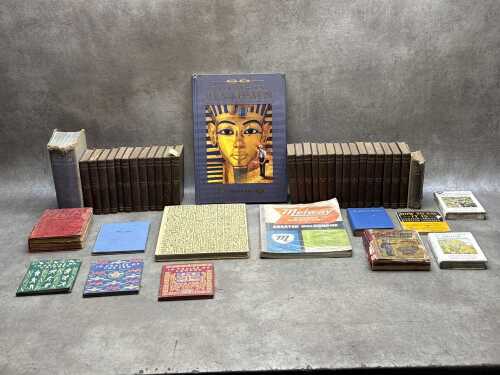 Books, including Charles Dickens
