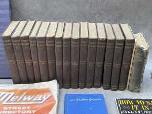 Books, including Charles Dickens - 3