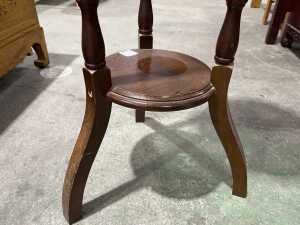 Mahogany Barley twist jardini&egrave;re stand - 3