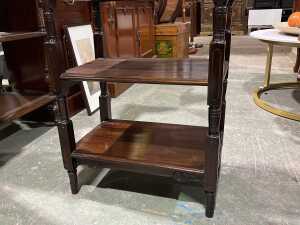 Mahogany Whatnot - 3