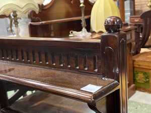 Mahogany Whatnot - 5