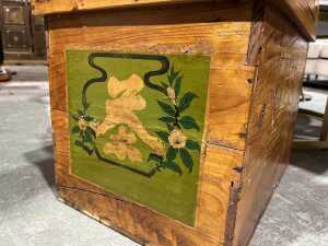 Chinese pine tea crate - 3