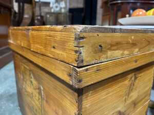 Chinese pine tea crate - 5