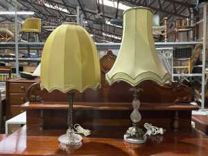 Two table lamps
