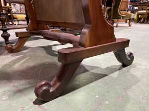 Victorian Mahogany cheval mirror - 4