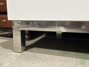 Modern two-tone entertainment unit - 5