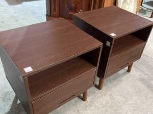 Pair of modern bedside tables - 2