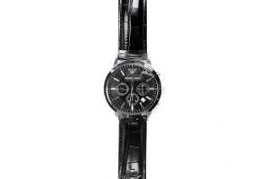 An Emporio Armani Chronograph quartz watch