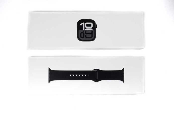 An Apple watch Series 10 and sports band
