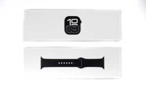 An Apple watch Series 10 and sports band