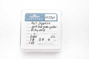 An oval Australian parti sapphire - 4