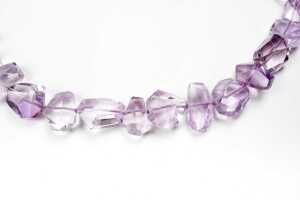 A Darylle Kelly amethyst necklace with sterling silver clasp - 2