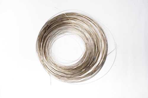 A large group of sterling silver jewellers wire