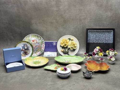 Assorted decorative porcelain, mainly English