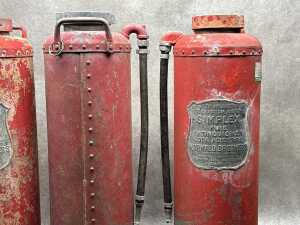 Three Simplex fire hydrants and a nozzle - 2