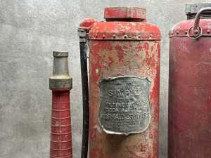 Three Simplex fire hydrants and a nozzle - 3