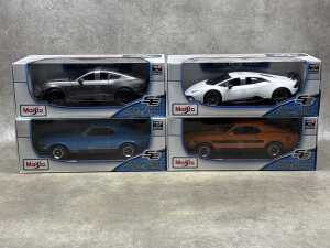 Four Maisto special edition 1:18 scale die-cast
