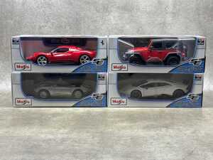 Four Maisto special edition 1:18 scale die-cast