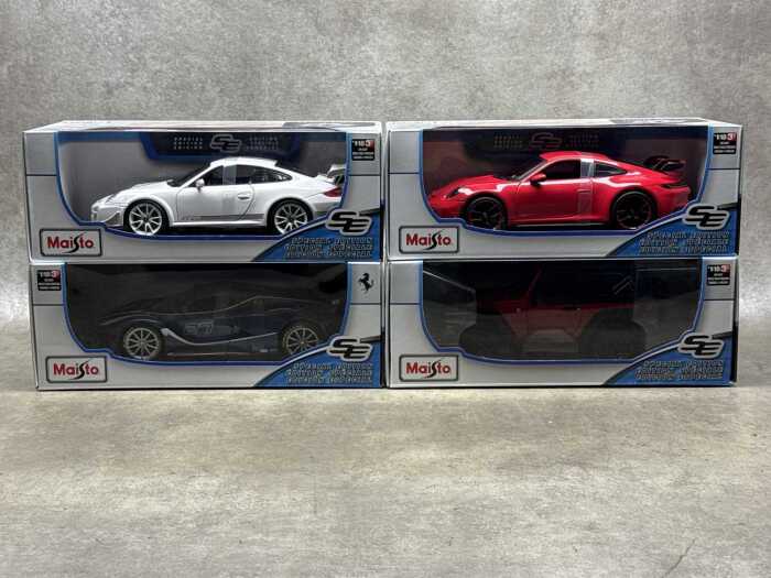 Four Maisto special edition 1:18 scale die-cast