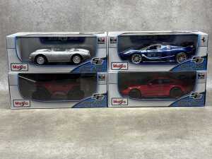 Four Maisto special edition 1:18 scale die-cast