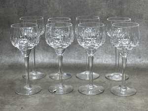Three sets of Stuart cut crystal wine glasses - 2
