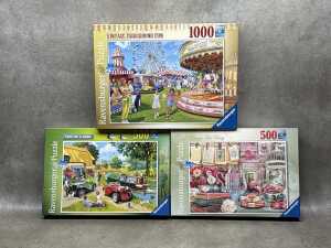 Nine jigsaw puzzles including Ravensburger - 4