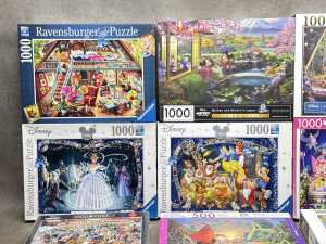 Nine jigsaw puzzles including Ravensburg, Disney, etc - 2