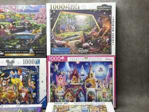 Nine jigsaw puzzles including Ravensburg, Disney, etc - 3