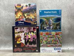 Ten jigsaw puzzles including Ravensburg, Disney, etc. - 4