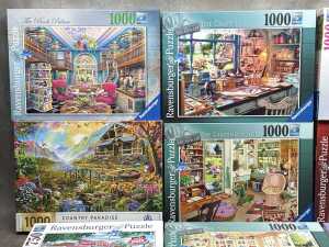 Nine jigsaw puzzles including Ravensberg - 2