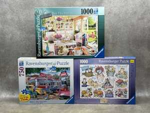 Nine jigsaw puzzles including Ravensberg - 4