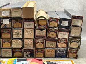 Pianola music rolls. - 3