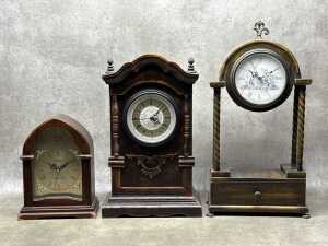 Assorted clocks including mantel clocks - 2