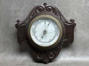 Group of clocks and barometers including mantel clocks - 4