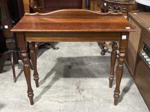Timber hall table