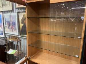 Mid-century teak display cabinet - 4