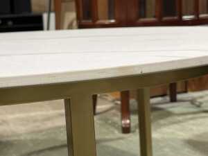 Modern marble style top coffee table - 4