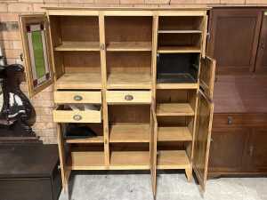 1950s timber kitchen cabinet - 3