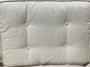 Modern three-seater fabric couch - 4