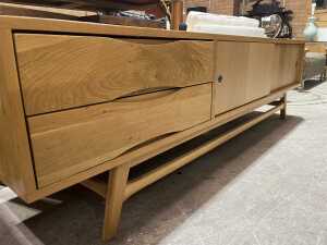 Modern timber entertainment unit - 2