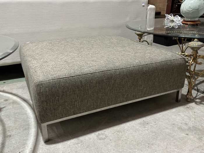 Contemporary upholstered ottoman
