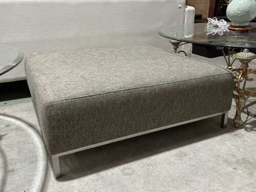 Contemporary upholstered ottoman