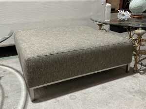 Contemporary upholstered ottoman
