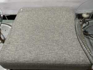 Contemporary upholstered ottoman - 2