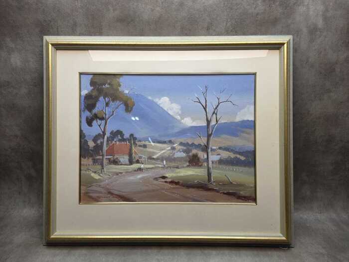 Trevor Opray (1949-), Memories, guache painting on paper