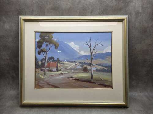 Trevor Opray (1949-), Memories, guache painting on paper