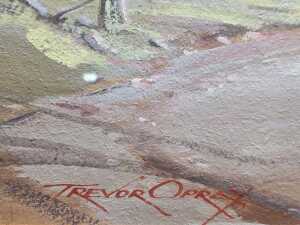 Trevor Opray (1949-), Memories, guache painting on paper - 3